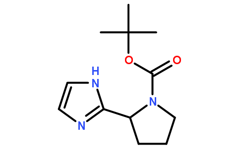 (S)-2-(1H-咪唑-2-基)吡咯烷-1-羧酸叔丁酯,tert-Butyl (S)-2-(1H-imidazol-2-yl)pyrrolidine-1-carboxylate