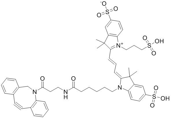 DBCO-磺基-Cy3,DBCO-Sulfo-Cy3