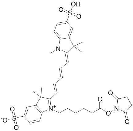 磺酰基Cy5 NHS酯,Sulfo-Cy5 NHS Ester