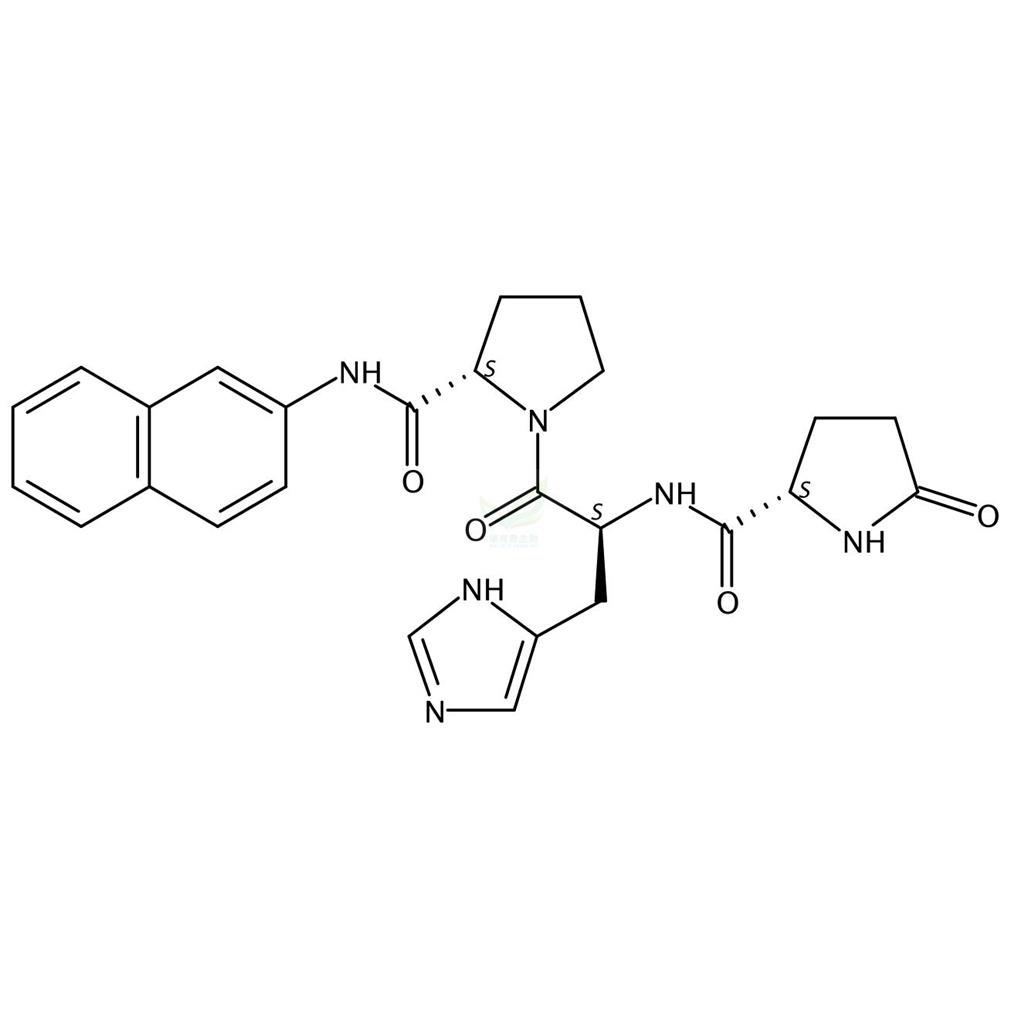 5-氧代-L-脯氨酰-L-组氨酰-N-2-萘基-L-脯氨酰胺,5-Oxo-L-prolyl-L-histidyl-N-2-naphthalenyl-L-prolinamide