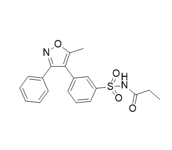 帕瑞昔布钠杂质19,N-((3-(5-methyl-3-phenylisoxazol-4-yl)phenyl)sulfonyl)propionamide