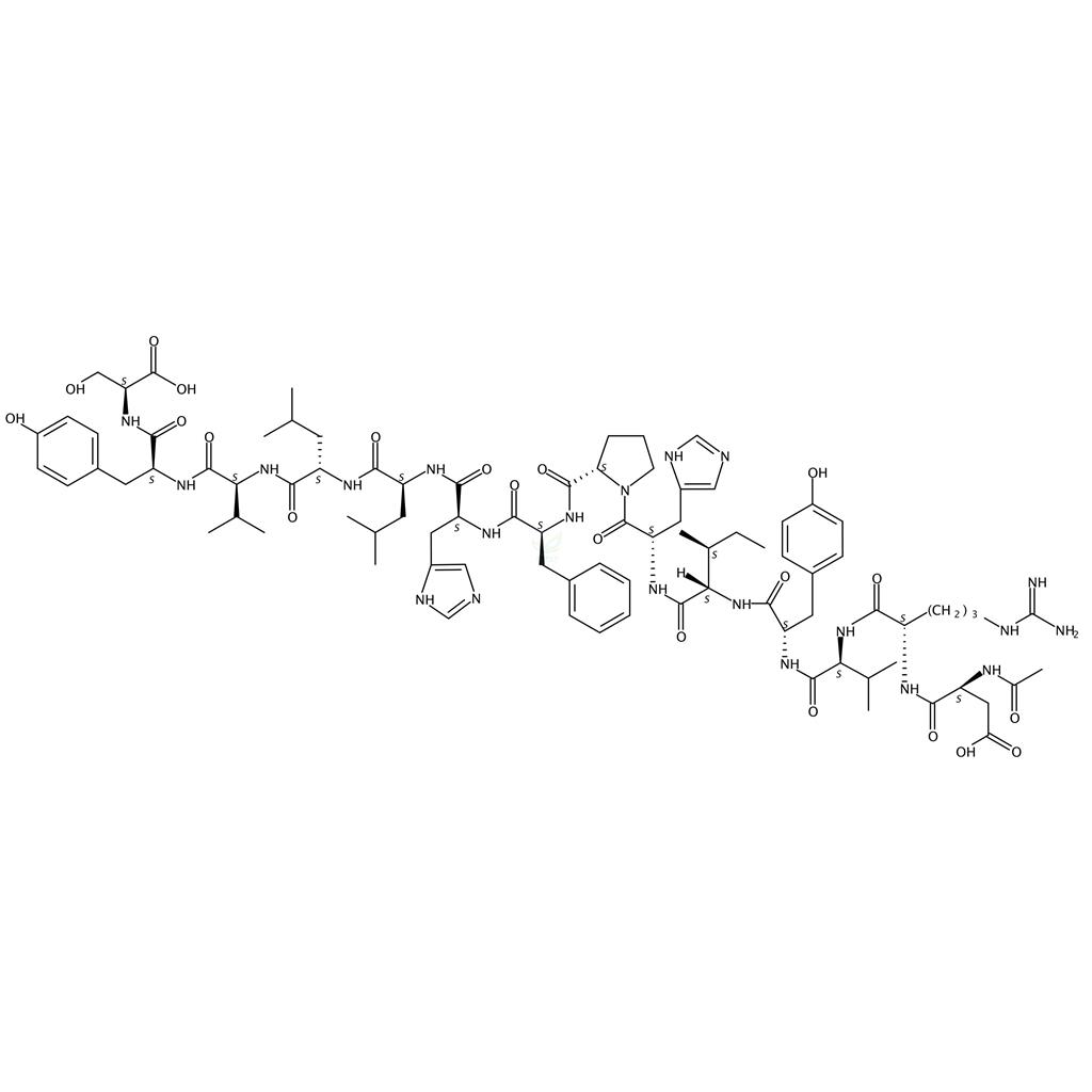 乙酰血管紧张素原（1-14）Angiotensinogen(1-14), porcine,Angiotensinogen (tetradecapeptide renin substrate),N-acetyl-5-L-isoleucine-