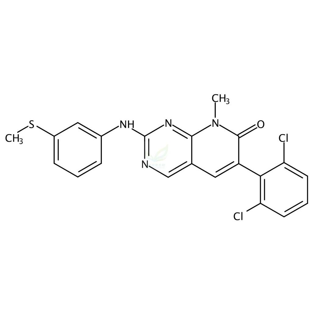 6-(2,6-二氯苯基)-8-甲基-2-[[3-(甲硫基)苯基]氨基]吡啶并[2,3-D]嘧啶-7(8H)-酮,PD-173955
