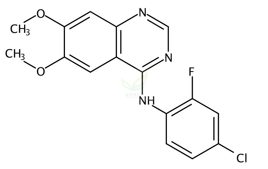 N-(4-氯-2-氟苯基)-6,7-二甲氧基-4-喹唑啉胺,ZM306416