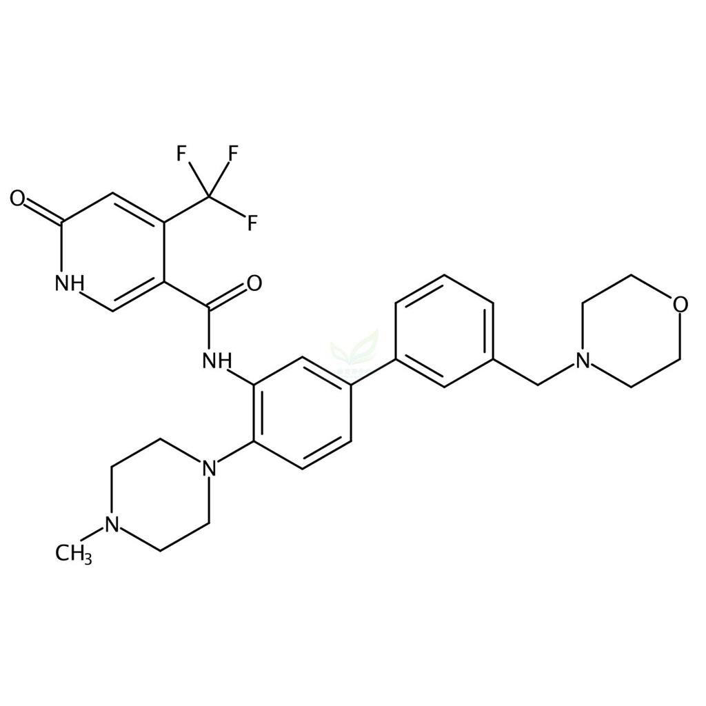 N-(4-(4-甲基哌嗪-1-基)-3' -(吗啉代甲基)- [1,1'-联苯] -3-基)-6-氧代-4-(三氟甲基)-1,6-二氢吡啶-3-甲酰胺,OICR-9429