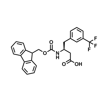(S)-3-((((9H-芴-9-基)甲氧基)羰基)氨基)-4-(3-(三氟甲基)苯基)丁酸,(S)-3-((((9H-Fluoren-9-yl)methoxy)carbonyl)amino)-4-(3-(trifluoromethyl)phenyl)butanoic acid
