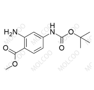 2-氨基-4-(1,1-二甲基乙氧基)羰基氨基-苯甲酸甲酯,Benzoic acid, 2-aMino-4-[[(1,1-diMethylethoxy)carbonyl]aMino]-, Methyl ester