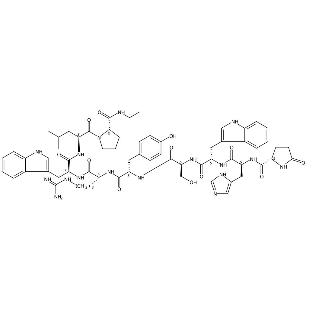 6-精氨酰-7-色氨酰-8-亮氨酰-9-N-乙基脯氨酰胺-LHRH,[D-Arg6,Pro9-NEt]Salmon GnRH