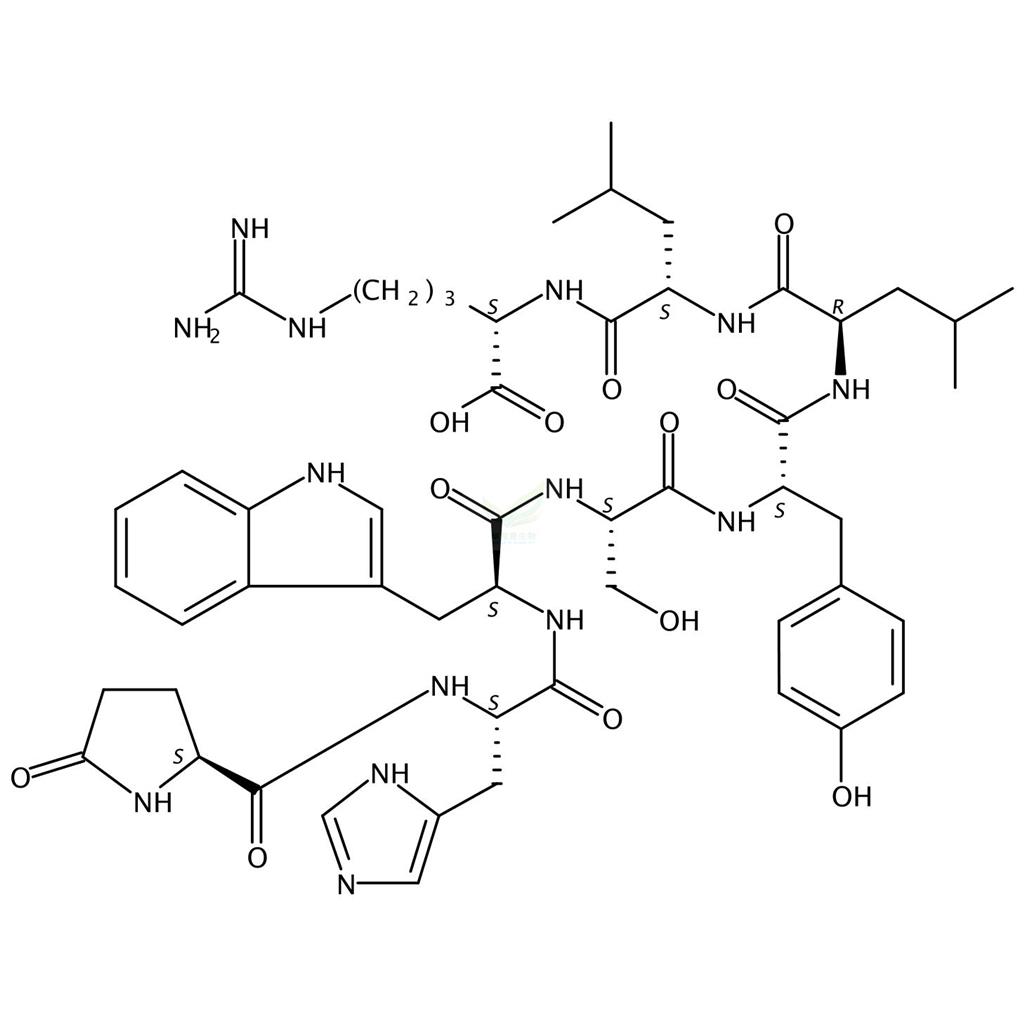 6-D-亮氨酸-1-8-促黄体激素释放因子(猪),Luteinizing hormone-releasing factor(pig),6-D-leucine-9-de-L-proline-10-deglycinamide-