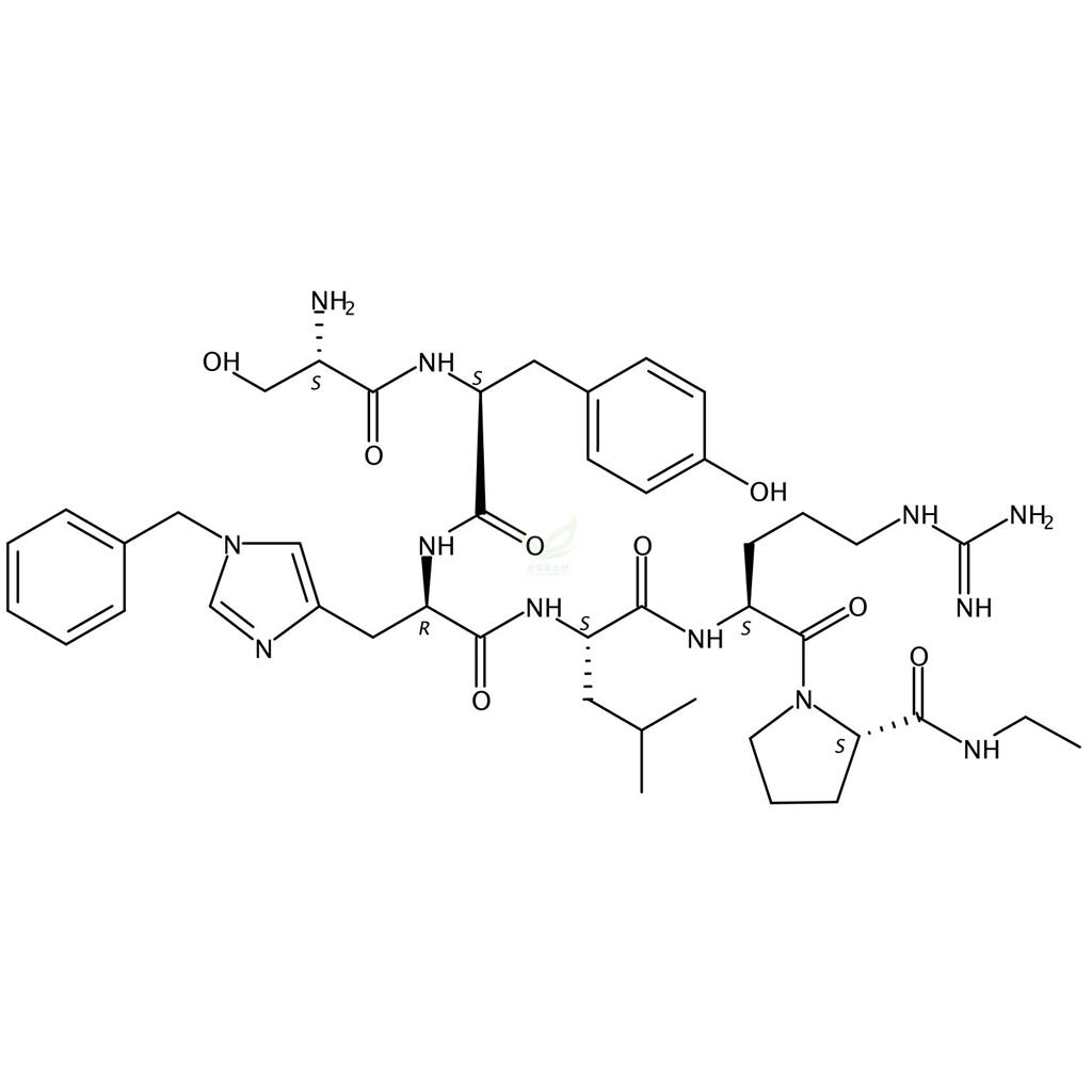 L-Prolinamide,L-seryl-L-tyrosyl-1-(phenylmethyl)-D-histidyl-L-leucyl-L-arginyl-N-ethyl-