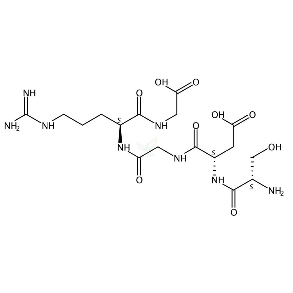 丝氨酸-天冬氨酸-甘氨酸-精氨酸-甘氨酸,L-Seryl-L-α-aspartylglycyl-L-arginylglycine