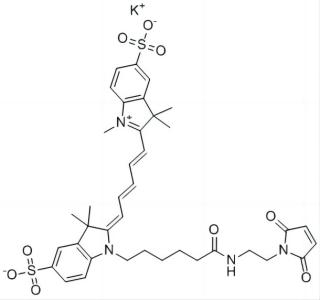 磺酰基Cy5马来酰亚胺,Sulfo-Cy5 Maleimide