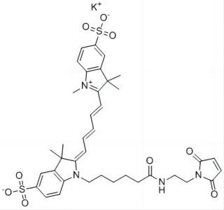 磺?；鵆y5馬來酰亞胺,Sulfo-Cy5 Maleimide