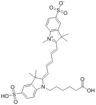 磺酰基Cy5羧酸,Sulfo-Cy5 Carboxylic Acid