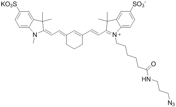 磺酰基Cy7叠氮化物,Sulfo-Cy7 Azide