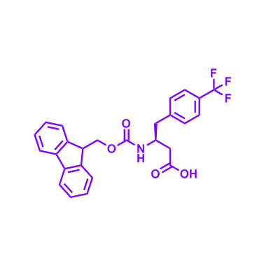 (S)-3-((((9H-芴-9-基)甲氧基)羰基)氨基)-4-(4-(三氟甲基)苯基)丁酸,(S)-3-((((9H-Fluoren-9-yl)methoxy)carbonyl)amino)-4-(4-(trifluoromethyl)phenyl)butanoic acid