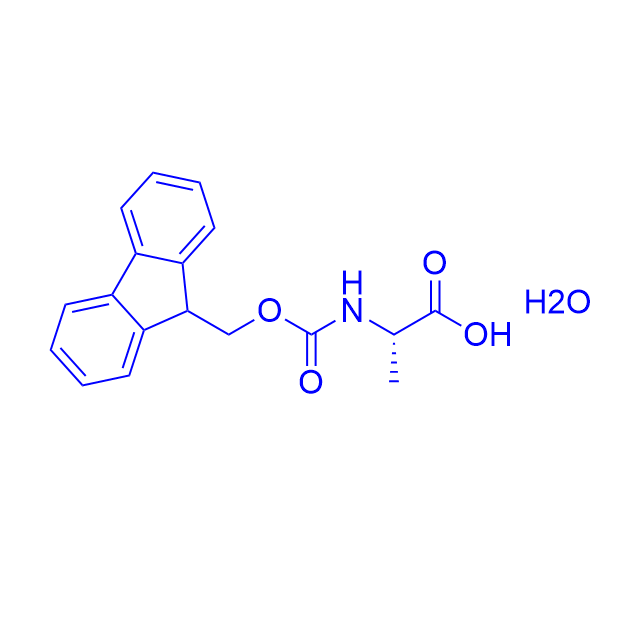 FMOC-L-丙氨酸;N-Fmoc-L-丙氨酸單水合物;(((9H-芴-9-基)甲氧基)羰基)-L-丙氨酸水合物,Fmoc-Ala-OH H2O;N-Fmoc-L-alanine monohydrate