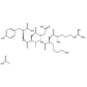 L-Tyrosine,N-[N-[N-(N2-L-arginyl-L-lysyl)-L-α-aspartyl]-L-valyl]-,acetate(salt)