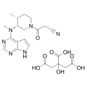 枸橼酸托法替尼Tofacitinib citrate是 JAK1/2/3 抑制剂