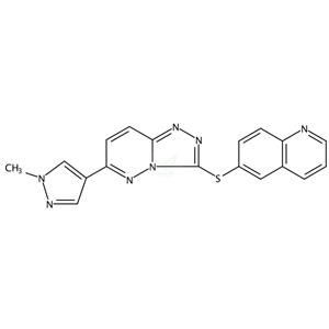 6-[[6-(1-甲基-1H-吡唑-4-基)-1,2,4-噻唑并[4,3-b]吡嗪-3-基]硫代]喹啉,SGX-523