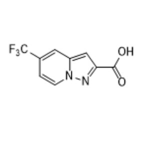 實(shí)驗(yàn)室自產(chǎn)中間體5-三氟甲基吡唑并[1,5-a]吡啶-2-羧酸