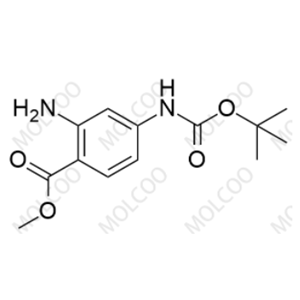 2-氨基-4-(1,1-二甲基乙氧基)羰基氨基-苯甲酸甲酯,Benzoic acid, 2-aMino-4-[[(1,1-diMethylethoxy)carbonyl]aMino]-, Methyl ester