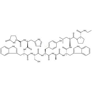 [D-Arg6,Trp7,Leu8,Pro9-NEt]gonadotropin-releasing hormone