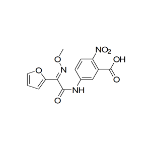 5-（2-（呋喃-2-基）-2-（甲氧基亚氨基）乙酰氨基）-2-硝基苯甲酸