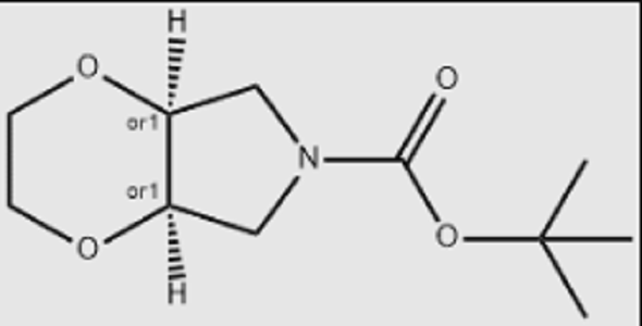 顺式-N-Boc-四氢-2H-[1,4]二氧杂环己烯并[2,3-c]吡咯烷,(4aR,7aS)-tert-butyl tetrahydro-2H-[1,4]dioxino[2,3-c]pyrrole-6(3H)-carboxylate