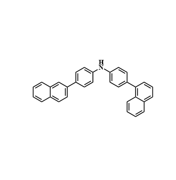 4-(1-萘基)-N-[4-(2-萘基)苯基]苯胺,4-(1-Naphthalenyl)-N-[4-(2-naphthalenyl)phenyl]benzenamine