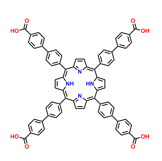 4',4''',4''''',4'''''''-(21H,23H-卟吩-5,10,15,20-四基)四[[1,1'-联苯]-4-羧酸,4',4''',4''''',4'''''''-(21H,23H-Porphine-5,10,15,20-tetrayl)tetrakis[[1,1'-biphenyl]-4-carboxylic acid