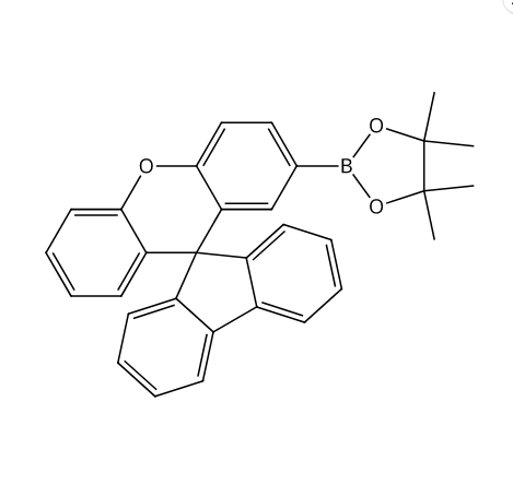 螺[9H-芴-9,9′-[9H]氧雜蒽]-2′-硼酸頻那醇酯,Spiro[9H-fluorene-9,9′-[9H]xanthene]-2′-(4,4,5,5-tetramethyl-1,3,2-dioxaborolan-2-yl)