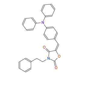 5-(4-二苯胺苯基乙烯基)-苯乙基恶唑烷-2,4-二酮,2,4-Oxazolidinedione,5-[[4-(dipenylamino)phenyl]methlene-3-(2-phenylethyl)-