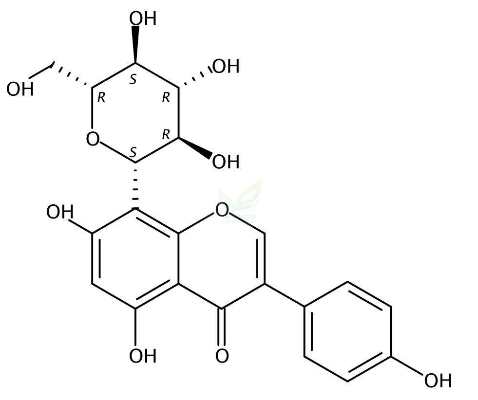 染料木素-8-C-葡萄糖苷,Genistein 8-C-glucoside