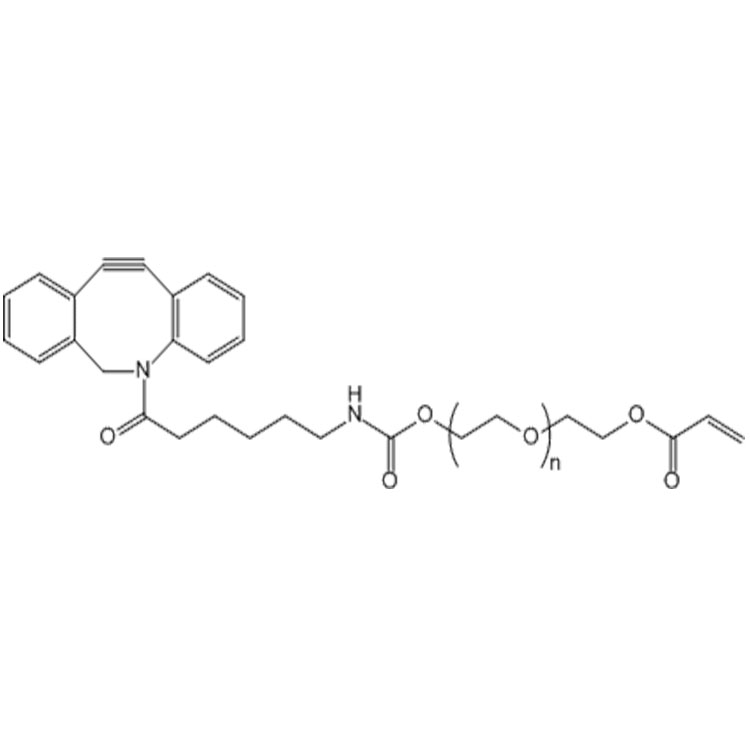 二苯并环辛炔-聚乙二醇-丙烯酸酯,DBCO-PEG-ACRL;DBCO-PEG-Acrylates