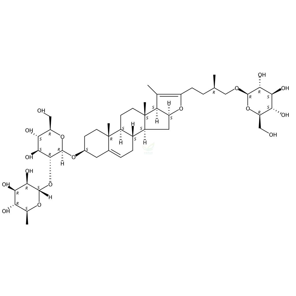 原纤细薯蓣次皂苷,Furostan,β-D-glucopyranoside deriv.