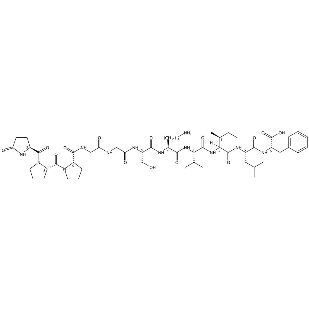 焦谷氨酰-脯氨酰-脯氨酰-甘氨酰-甘氨酰-丝氨酰-赖氨酰-缬氨酰-异亮氨酰-亮氨酰-苯丙氨酸,Morphogene(hydra peptide)