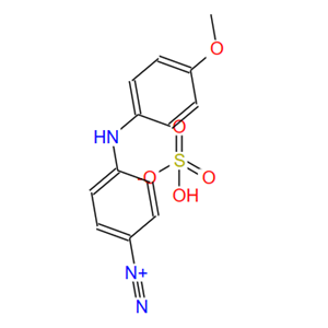 4-重氮基-4`-甲氧基二苯胺硫酸盐,4-(4-Methoxyphenylamino)benzenediazoniumhydrogensulfate