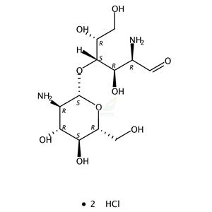 壳二糖盐酸盐,D-Glucose,2-amino-4-O-(2-amino-2-deoxy-β-D-glucopyranosyl)-2-deoxy-,dihydrochloride