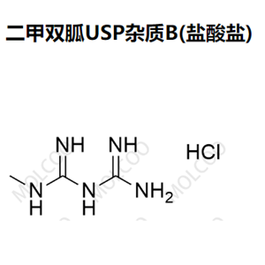 实验室自产杂质二甲双胍USP杂质B(盐酸盐)