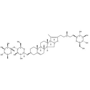 异原纤细薯蓣次皂苷,Furostan,β-D-glucopyranoside deriv.
