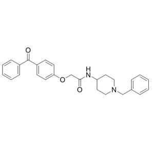 2-(4-苯甲酰苯氧基)-N-(1-苄基哌啶-4-基)乙酰胺