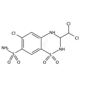 三氯噻嗪  Trichloromethiazide  133-67-5