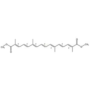 西红花酸二甲酯   Crocetine dimethyl ester  5892-54-6