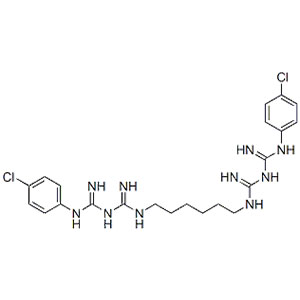 氯己定醋酸洗必泰,N,N'''-1,6-Hexanediylbis(N'-cyanoguanidine)