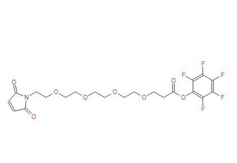 马来酰亚胺-四聚乙二醇-五氟苯酯,Mal-PEG4-PFP