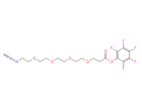 叠氮-四聚乙二醇-五氟苯酯,Azido-peg4-pfp ester