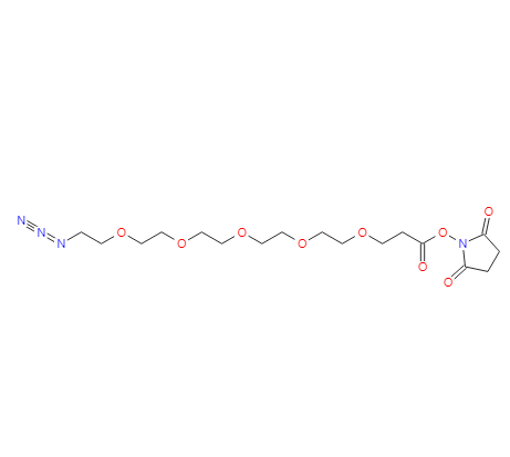 叠氮-五聚乙二醇-琥珀酰亚胺酯,Azido-PEG5-NHS ester