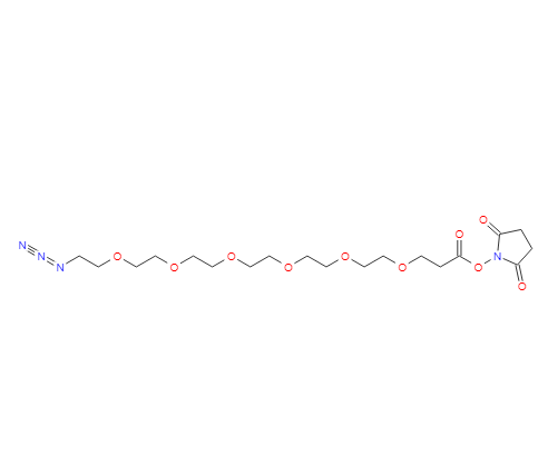 疊氮-六聚乙二醇-丙烯酸琥珀酰亞胺,Azido-PEG6-NHS ester