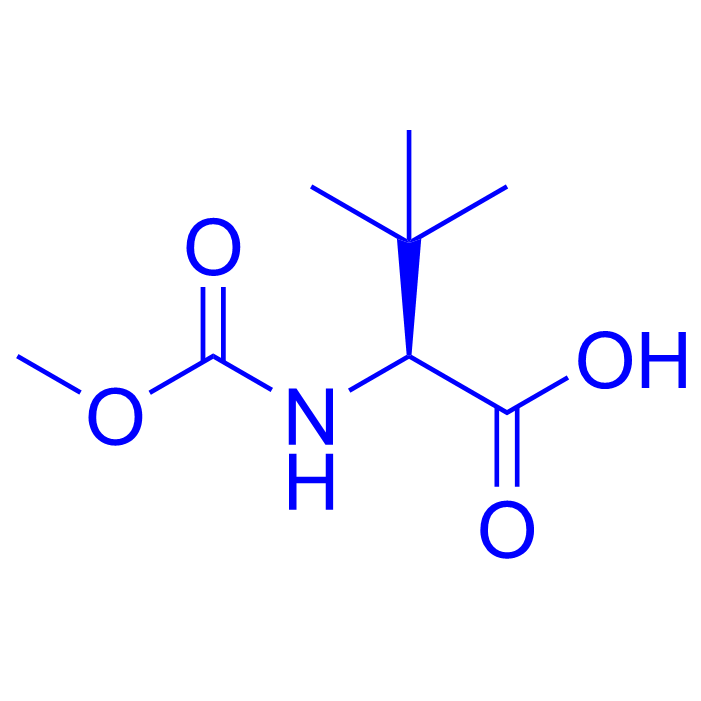 MOC-L-叔亮氨酸,MOC-L-tert-Leucine;Methoxycarbonyl-L-tert-leucine;(S)-2-(Methoxycarbonylamino)-3,3-dimethylbutanoic acid